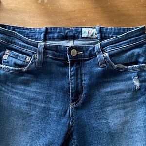 AG ripped skinny Jean